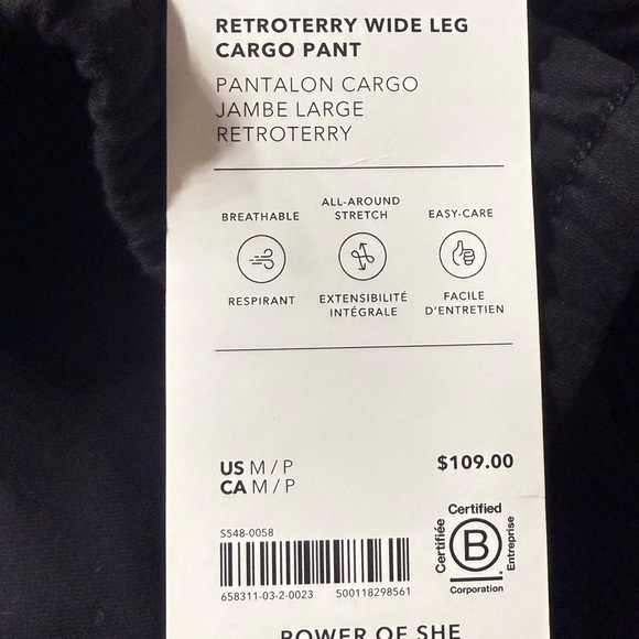 Athleta Retroterry Wide Leg Cargo Pant - Picture 6 of 6